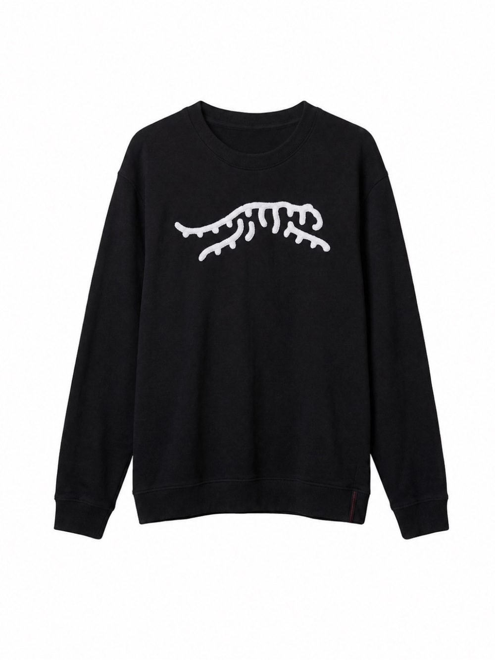 Sun Day Red Tiger Woods Icon Chain Stitch Black Crewneck Size XL EUC!